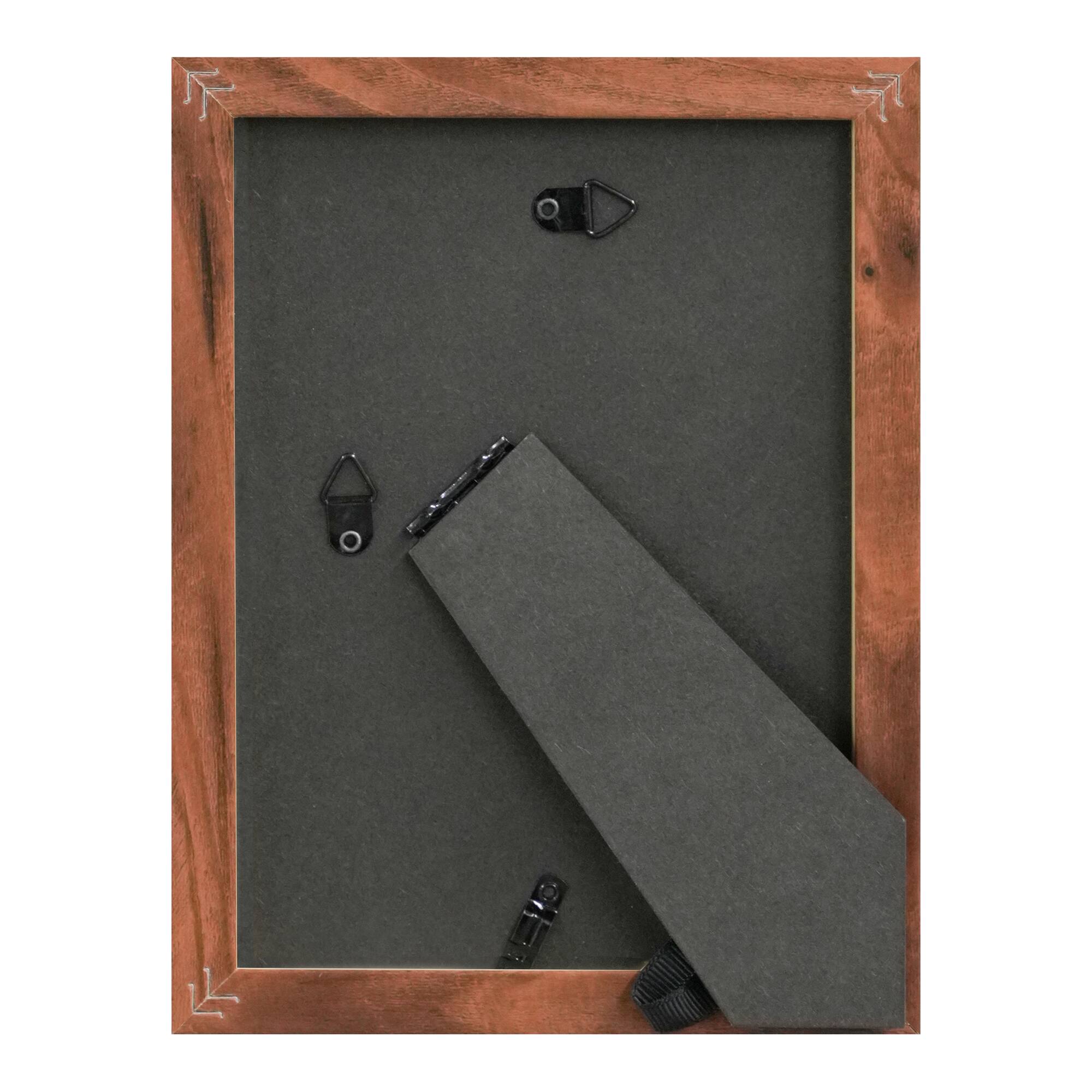 4" x 6" Wood Grain Tabletop Frame with Mat, Treasured Finds by Ashland®